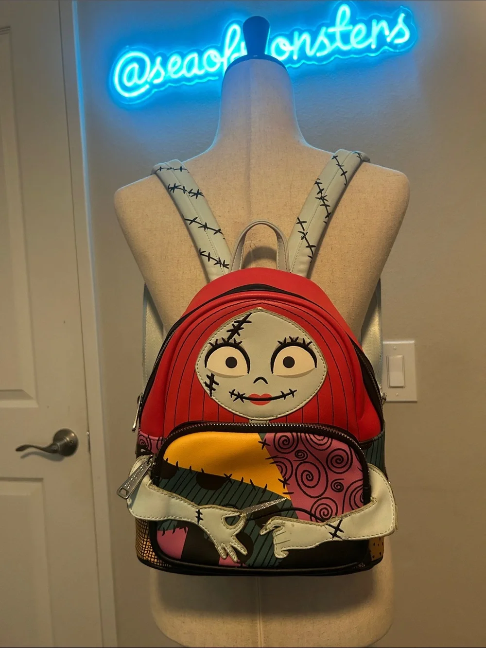 The Nightmare Before Christmas Sally Character Backpack